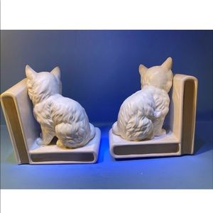 Vintage Lefton cat book ends